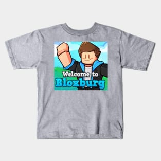 Bloxburg Cartoon Merch Kids T-Shirt